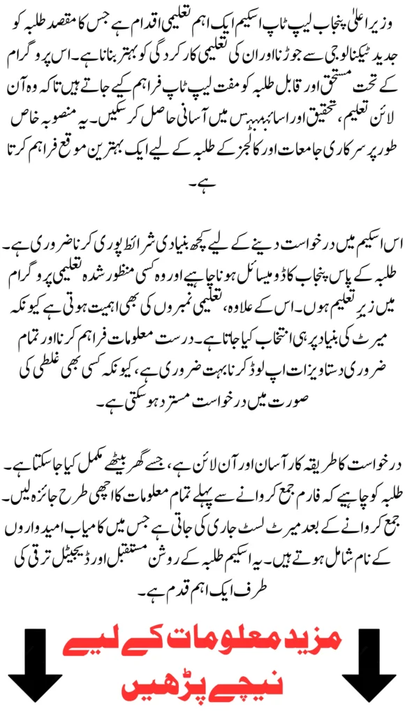 CM Punjab Laptop Scheme 2026 Apply: Deadlines, Documents & Submission Tips