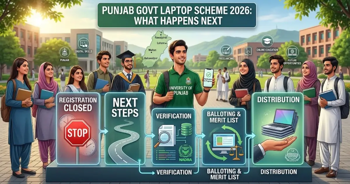 Punjab Govt Laptop Scheme 2026: Registration Is Over — Here's What Happens Next