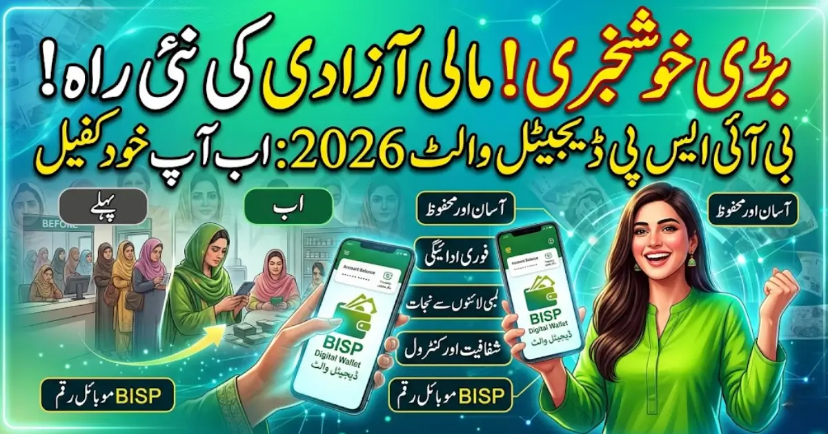 BISP Digital Wallet System 2026: A New Era of Financial Freedom for Deserving Women