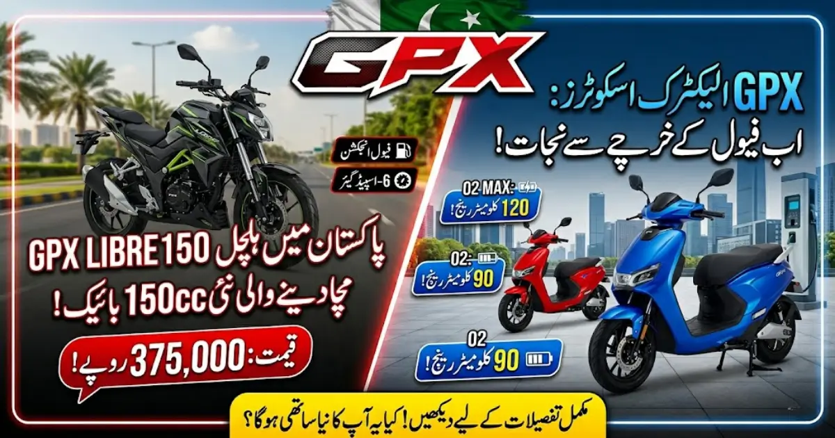 GPX Libre 150 and Electric Scooters Price in Pakistan – A New Choice for Pakistani Riders