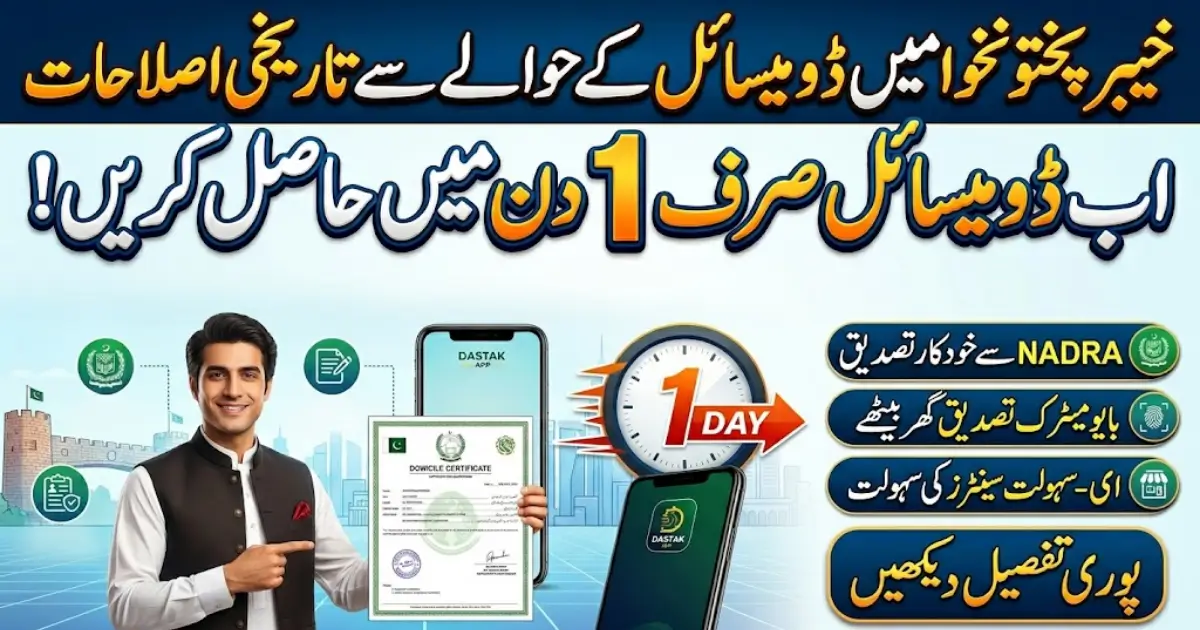KP Fast-Track Domicile Issuance System Launched to Deliver Domiciles Within One Day