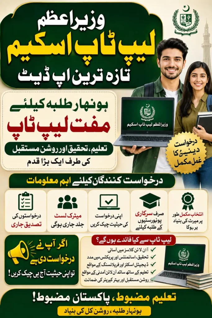 PM Laptop Scheme 2026 Latest Update – Eligibility, Merit List and Complete Guide